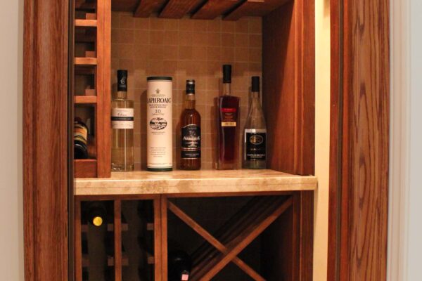 Étagère de spiritueux